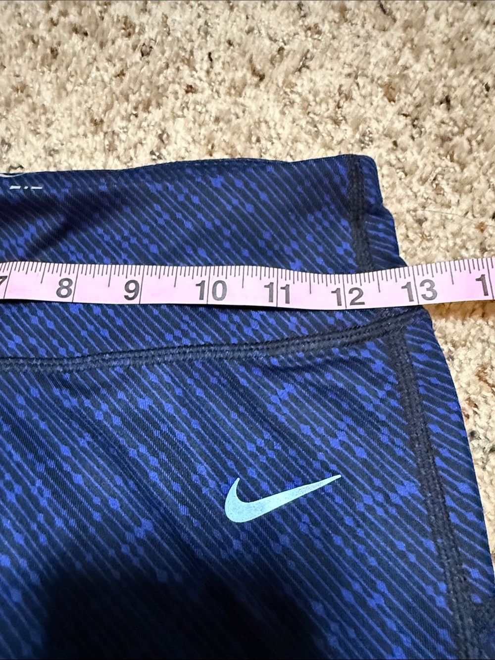 Nike Blue & Black Dri-FIT Track Pants - Picture 3 of 5